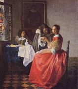 Johannes Vermeer Girl with the Wine Glass china oil painting artist